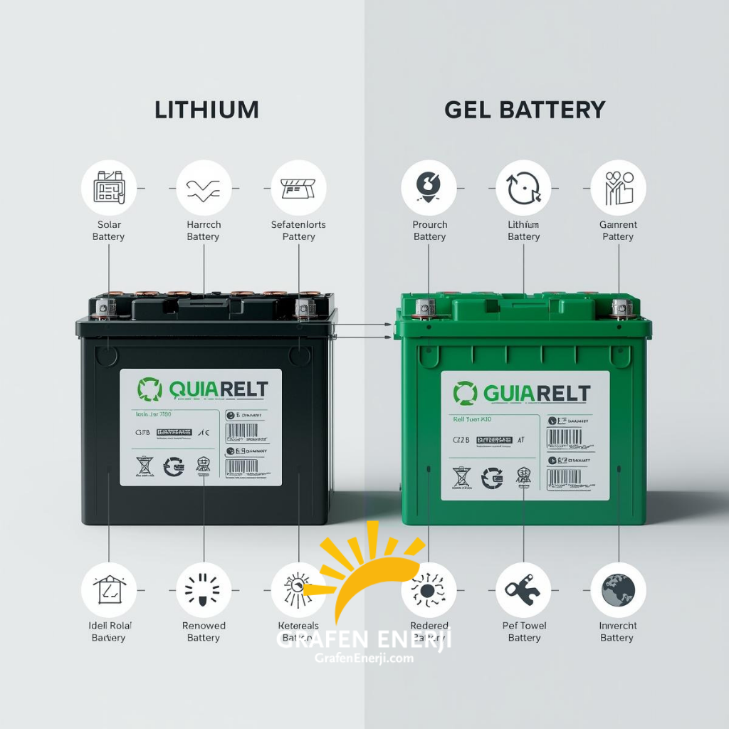 Lityum Batarya mı Jel Akü mü Hangisi Güneş Sistemleri İçin Daha Uygun