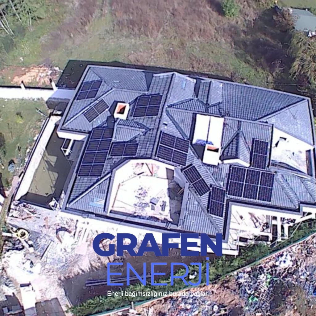 villa çatı ges projesi